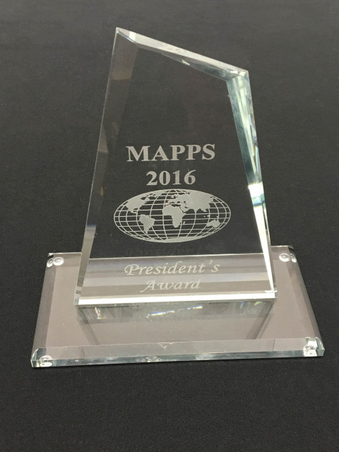 MAPPS President's Award 2016